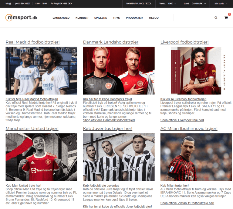 MM-Sport Fodboldtrøjer